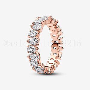 Pandora Alternating Sparkling Band Ring